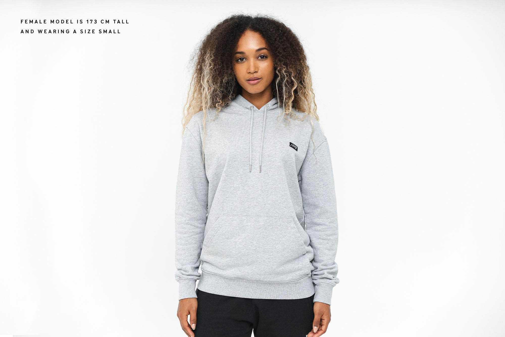 ARKK Apparel ARKK Box Logo Hoodie | Snow Melange Hoodie